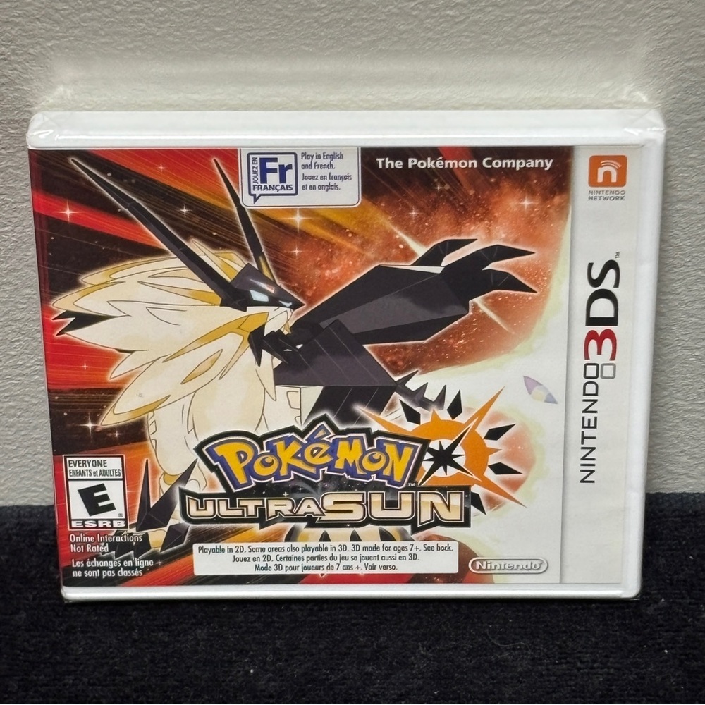 Nintendo 3DS Pokémon Ultra Sun Game - Factory Sealed